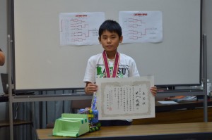 個人3位:米山 竣理(よねやま しゅんすけ)〔田上町 田上小 5年〕
